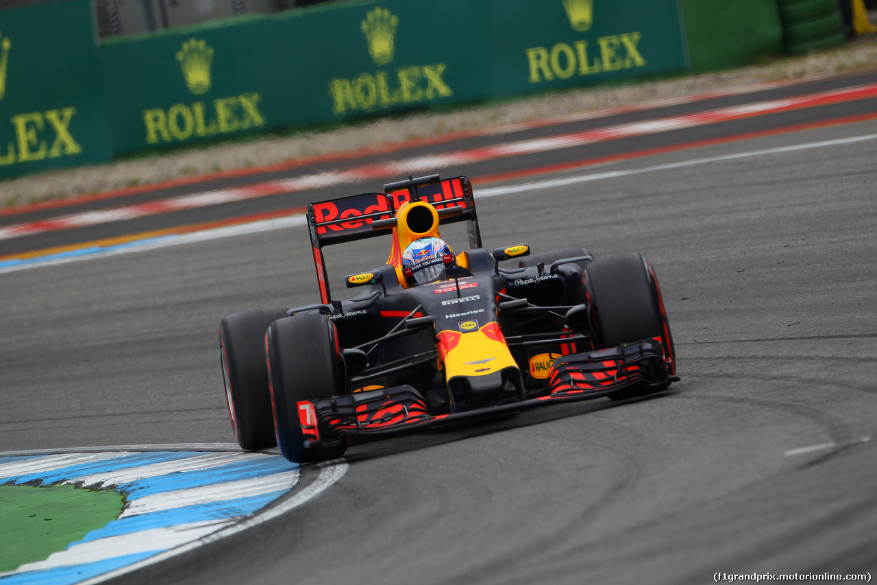 GP GERMANIA, 29.07.2016 - Prove Libere 2, Daniel Ricciardo (AUS) Red Bull Racing RB12