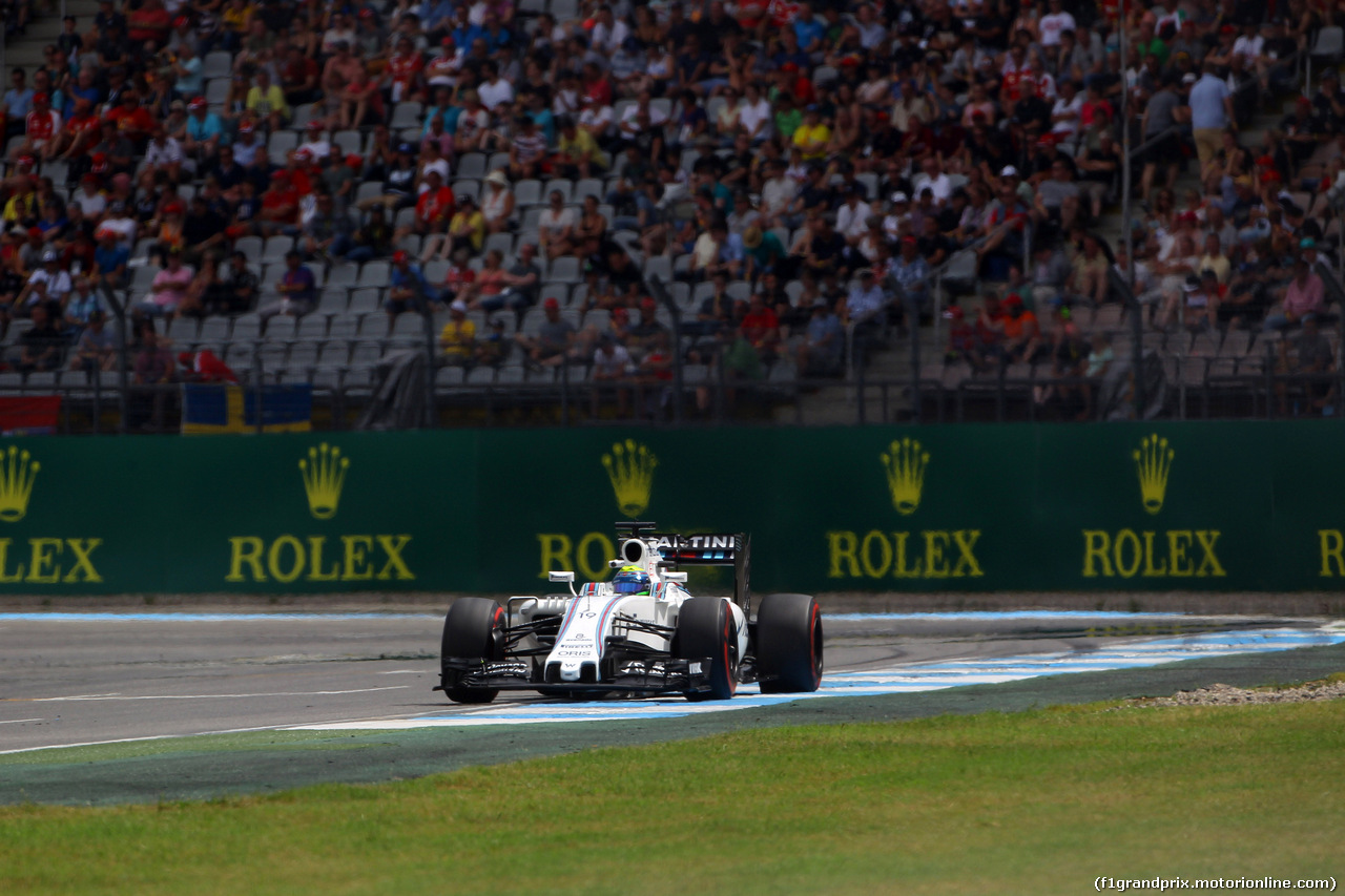 GP GERMANIA, 29.07.2016 - Prove Libere 2, Felipe Massa (BRA) Williams FW38