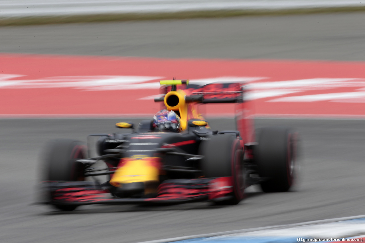 GP GERMANIA, 29.07.2016 - Prove Libere 2, Max Verstappen (NED) Red Bull Racing RB12