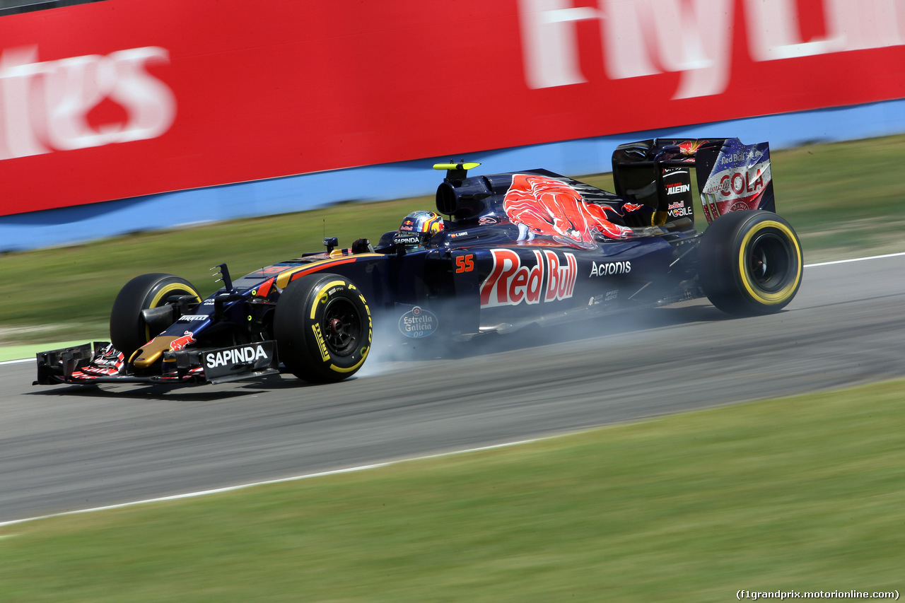 GP GERMANIA, 29.07.2016 - Prove Libere 2, Carlos Sainz Jr (ESP) Scuderia Toro Rosso STR11