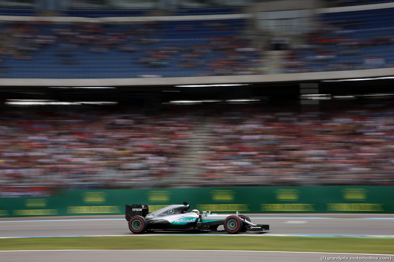 GP GERMANIA, 29.07.2016 - Prove Libere 2, Lewis Hamilton (GBR) Mercedes AMG F1 W07 Hybrid