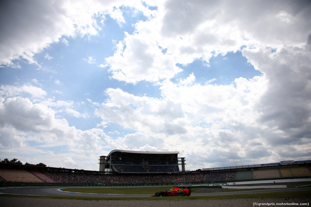 GP GERMANIA, 29.07.2016 - Prove Libere 2, Max Verstappen (NED) Red Bull Racing RB12