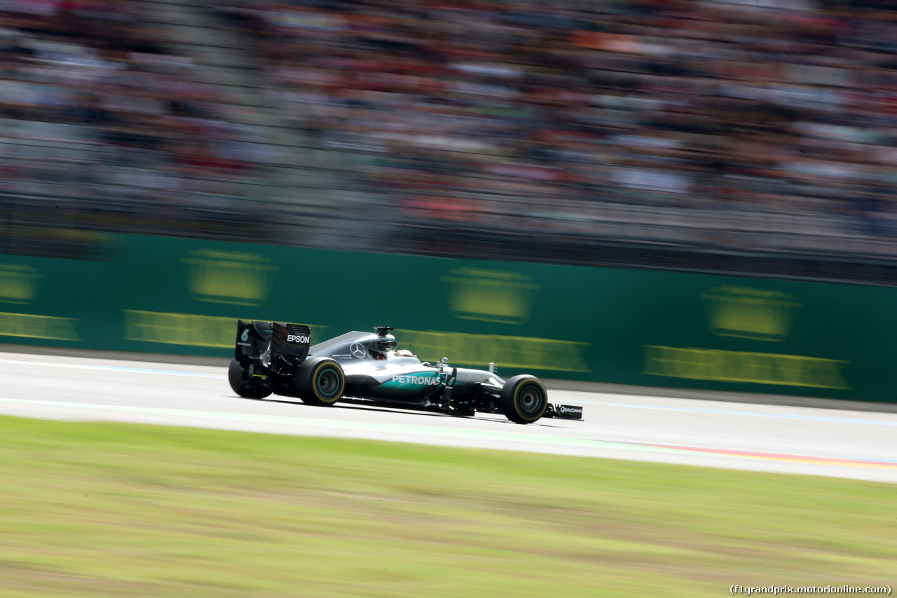 GP GERMANIA, 29.07.2016 - Prove Libere 2, Lewis Hamilton (GBR) Mercedes AMG F1 W07 Hybrid