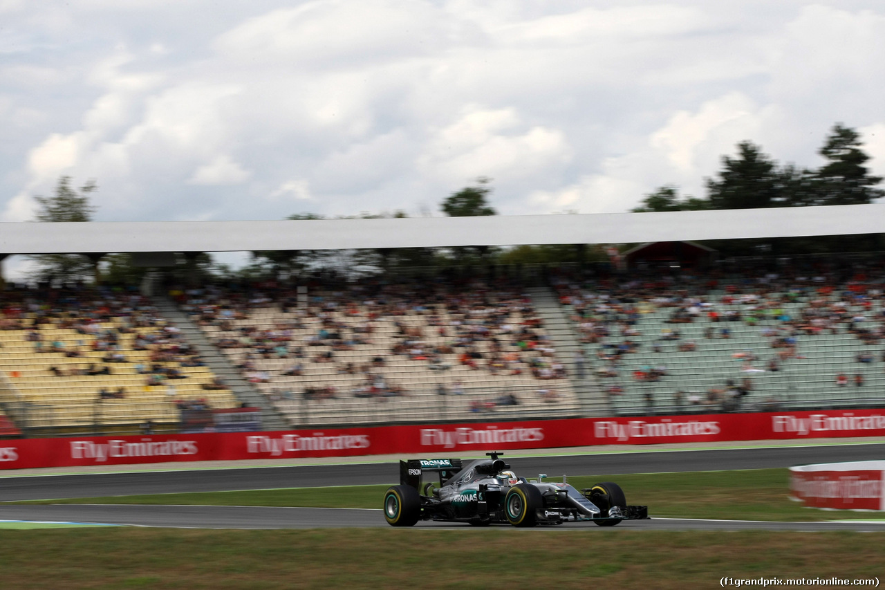 GP GERMANIA, 29.07.2016 - Prove Libere 2, Lewis Hamilton (GBR) Mercedes AMG F1 W07 Hybrid