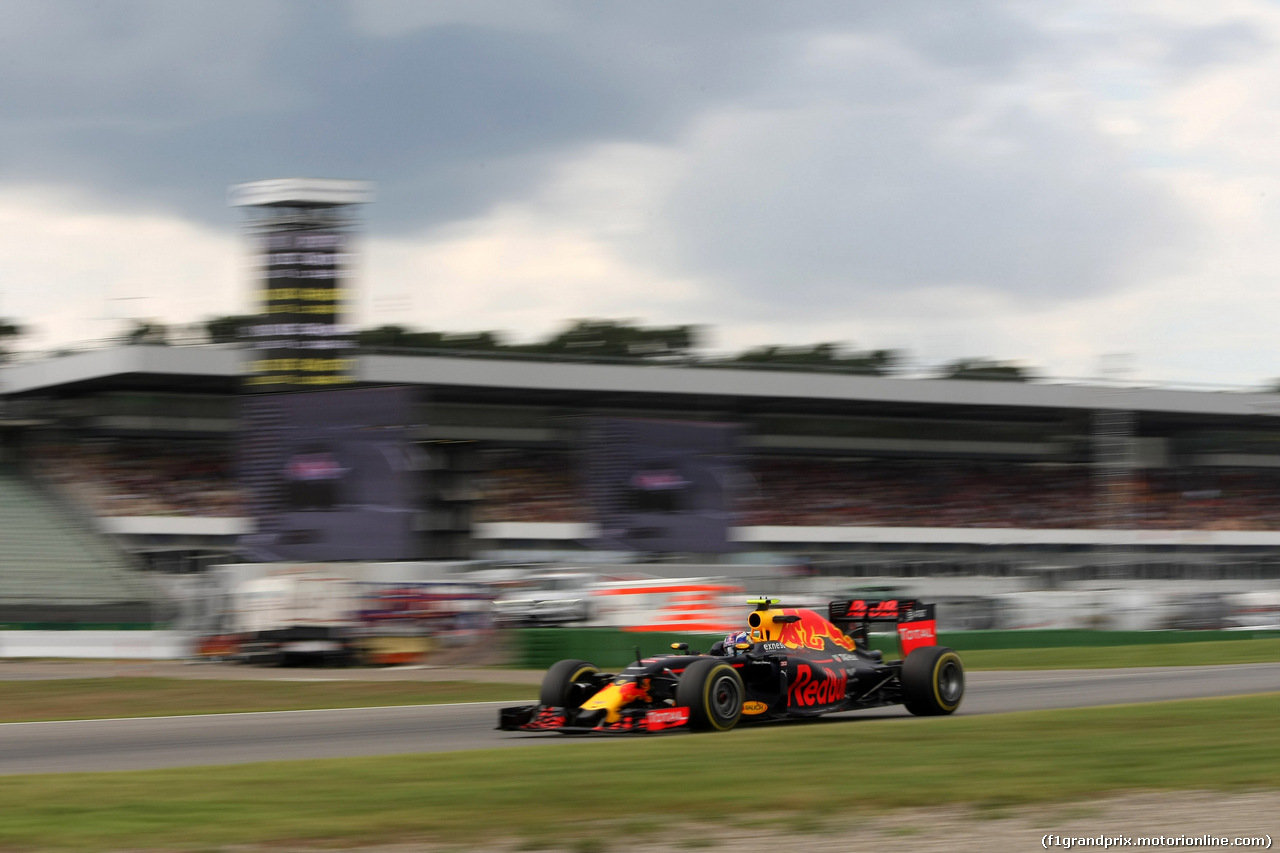 GP GERMANIA, 29.07.2016 - Prove Libere 2, Max Verstappen (NED) Red Bull Racing RB12