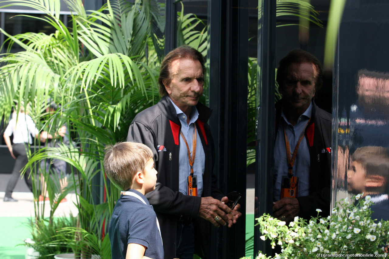 GP GERMANIA, 29.07.2016 - Emerson Fittipaldi (BRA), Ex F1 Champion with his son