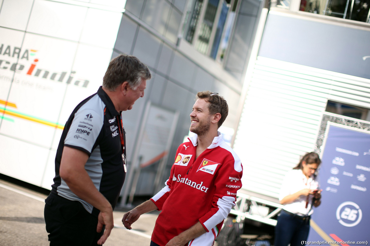 GP GERMANIA, 29.07.2016 - Sebastian Vettel (GER) Ferrari SF16-H