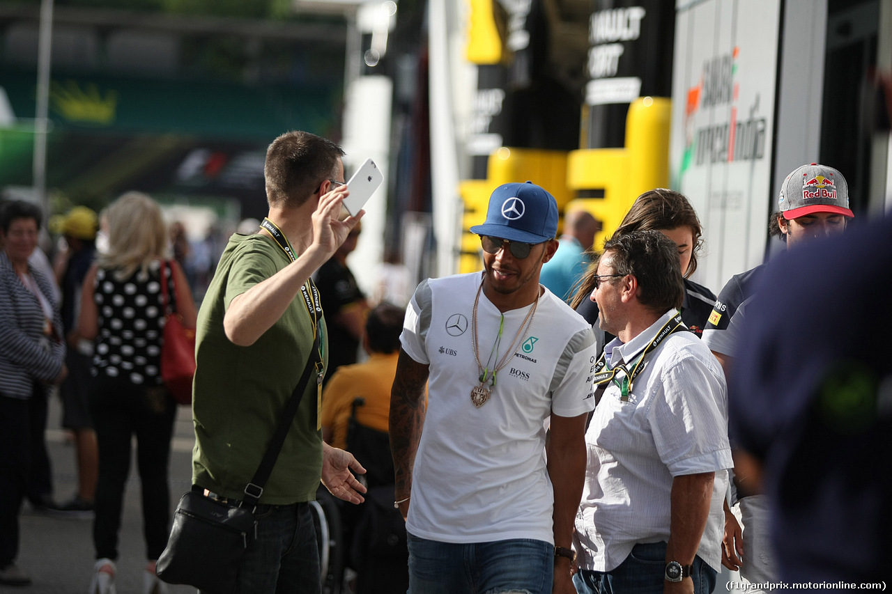 GP GERMANIA, 29.07.2016 - Lewis Hamilton (GBR) Mercedes AMG F1 W07 Hybrid