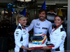 GP GERMANIA, 29.07.2016 - Free Practice 1, Fernando Alonso (ESP) McLaren celebrates his 35th birthday with a cake from the team