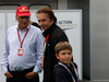 GP GERMANIA, 29.07.2016 - Nikki Lauda (AU), Mercedes e Emerson Fittipaldi (BRA), Ex F1 Champion with his son.