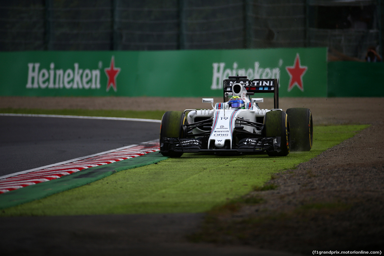 GP GIAPPONE, 07.10.2016 - Prove Libere 2, Felipe Massa (BRA) Williams FW38