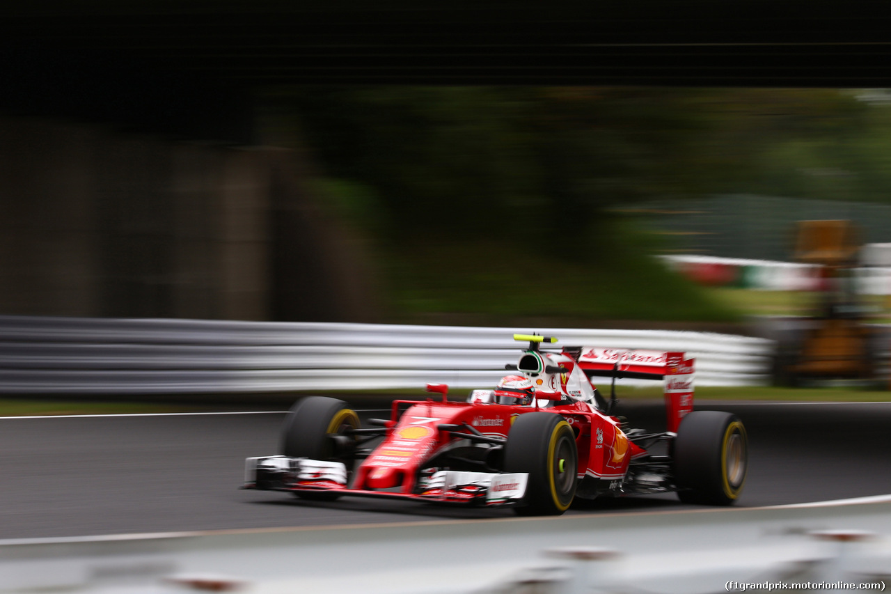 GP GIAPPONE, 07.10.2016 - Prove Libere 2, Kimi Raikkonen (FIN) Ferrari SF16-H