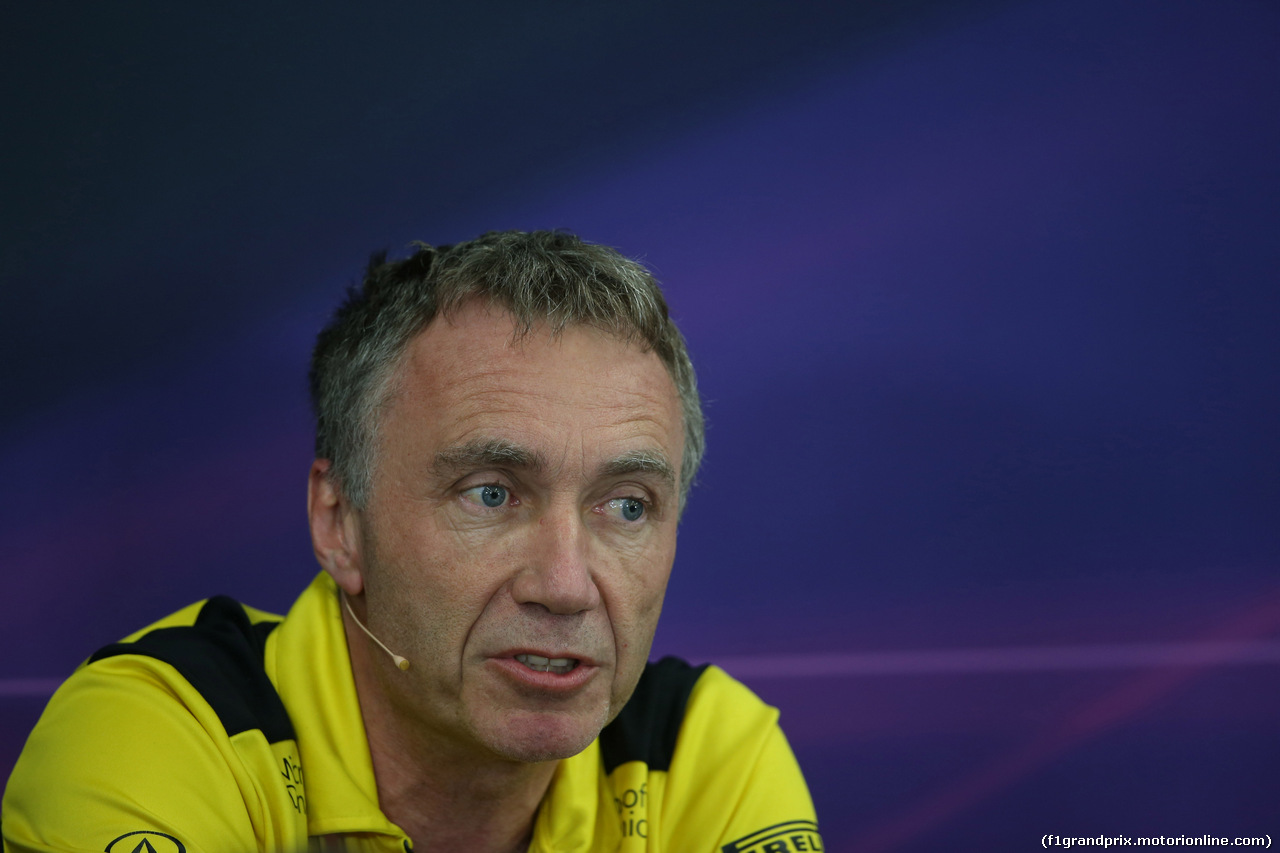 GP GIAPPONE, 07.10.2016 - Conferenza Stampa, Bob Bell, Renault