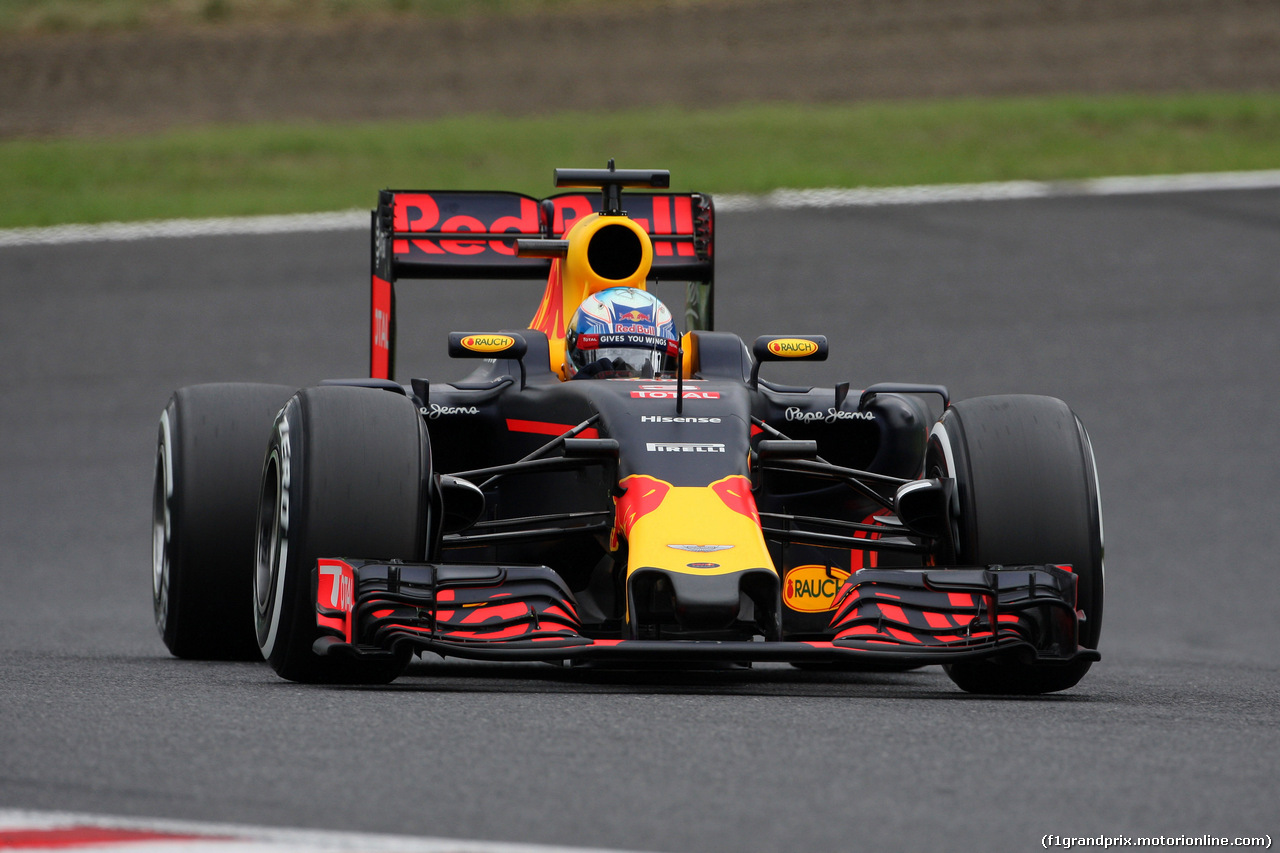 GP GIAPPONE, 08.10.2016 - Prove Libere 3, Daniel Ricciardo (AUS) Red Bull Racing RB12