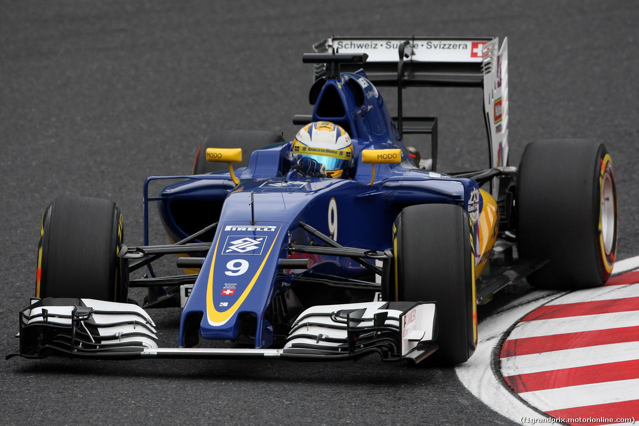 GP GIAPPONE, 08.10.2016 - Prove Libere 3, Marcus Ericsson (SUE) Sauber C34