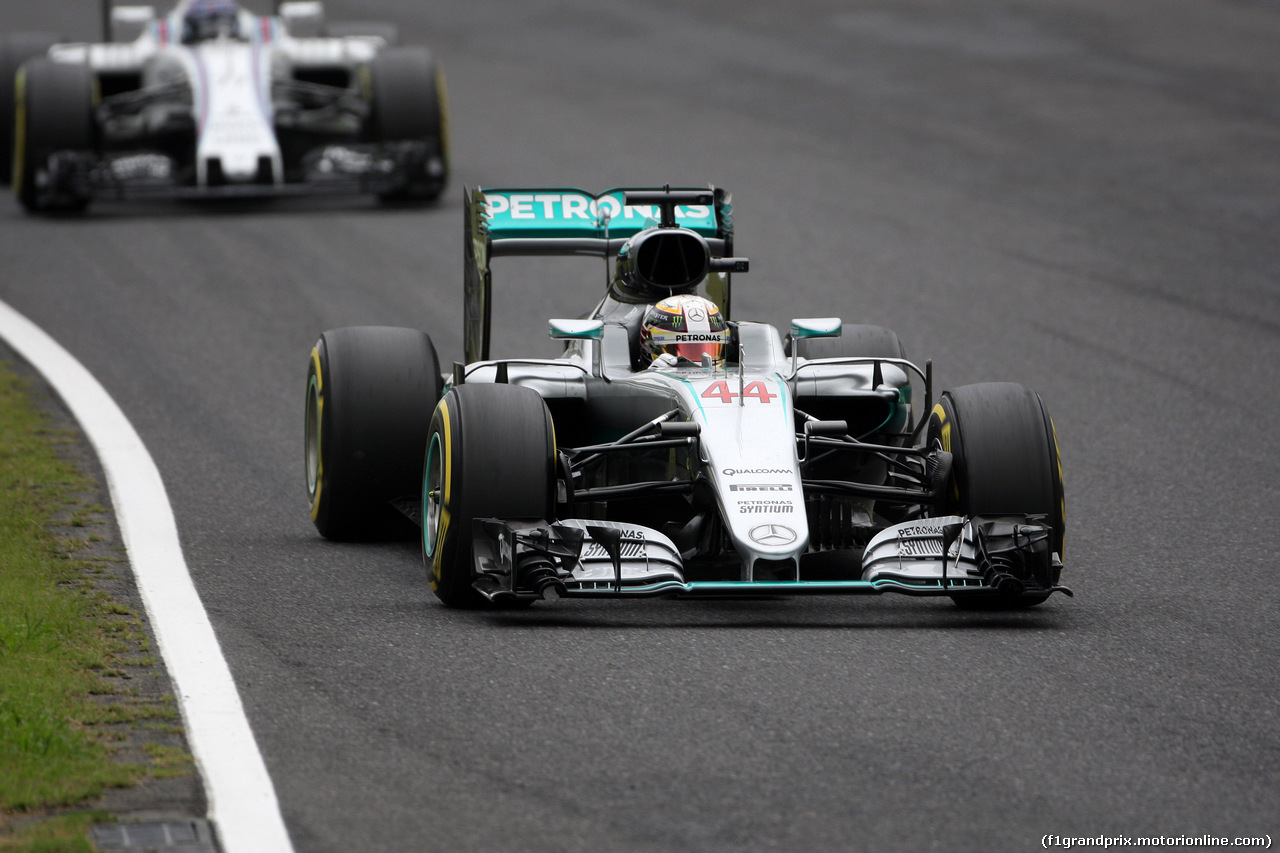 GP GIAPPONE, 08.10.2016 - Prove Libere 3, Lewis Hamilton (GBR) Mercedes AMG F1 W07 Hybrid
