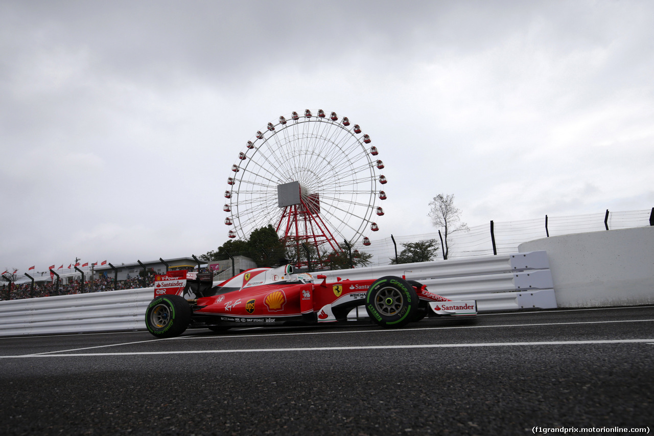 GP GIAPPONE, 08.10.2016 - Prove Libere 3, Sebastian Vettel (GER) Ferrari SF16-H
