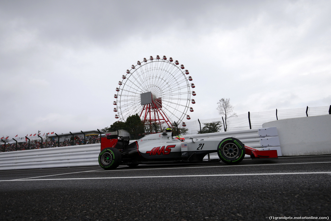 GP GIAPPONE, 08.10.2016 - Prove Libere 3, Esteban Gutierrez (MEX) Haas F1 Team VF-16