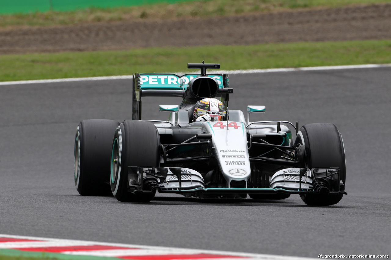 GP GIAPPONE, 08.10.2016 - Prove Libere 3, Lewis Hamilton (GBR) Mercedes AMG F1 W07 Hybrid