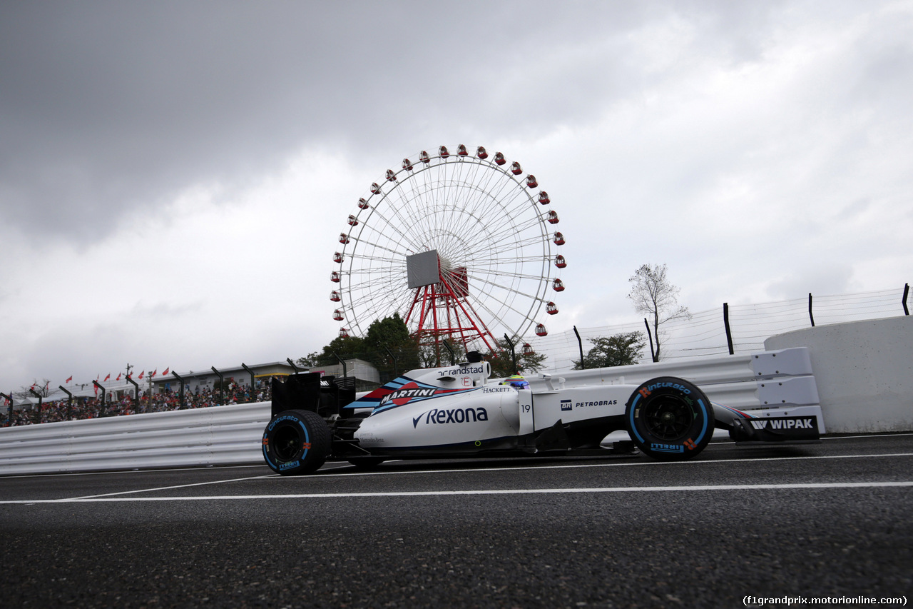 GP GIAPPONE, 08.10.2016 - Prove Libere 3, Felipe Massa (BRA) Williams FW38