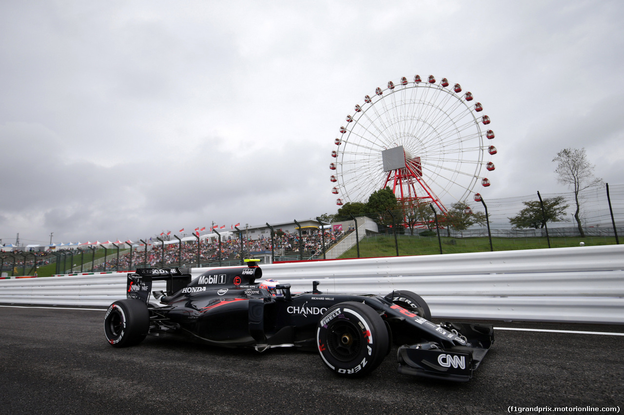 GP GIAPPONE, 08.10.2016 - Prove Libere 3, Jenson Button (GBR)  McLaren Honda MP4-31