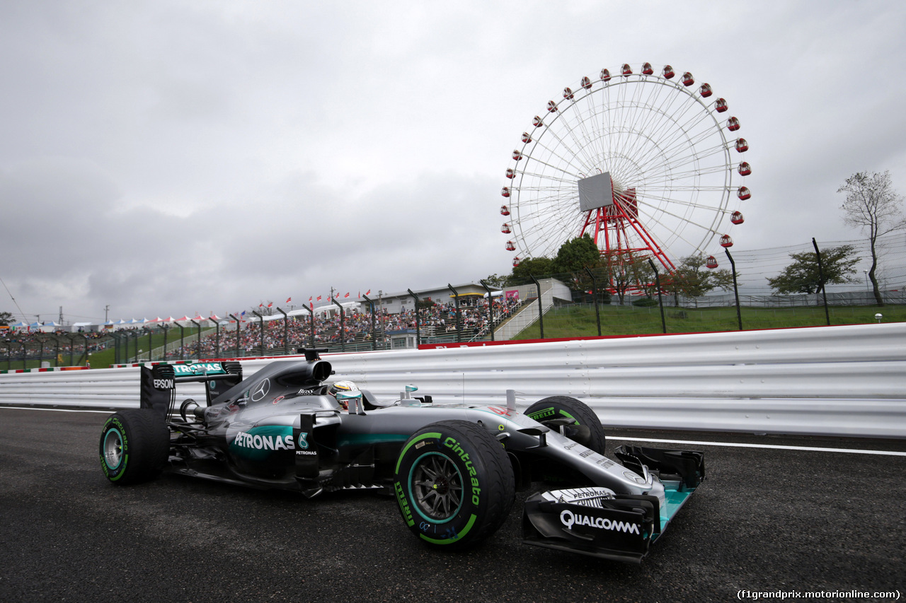 GP GIAPPONE, 08.10.2016 - Prove Libere 3, Lewis Hamilton (GBR) Mercedes AMG F1 W07 Hybrid