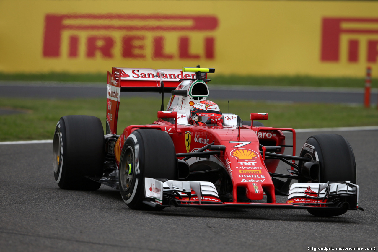 GP GIAPPONE, 08.10.2016 - Prove Libere 3, Kimi Raikkonen (FIN) Ferrari SF16-H