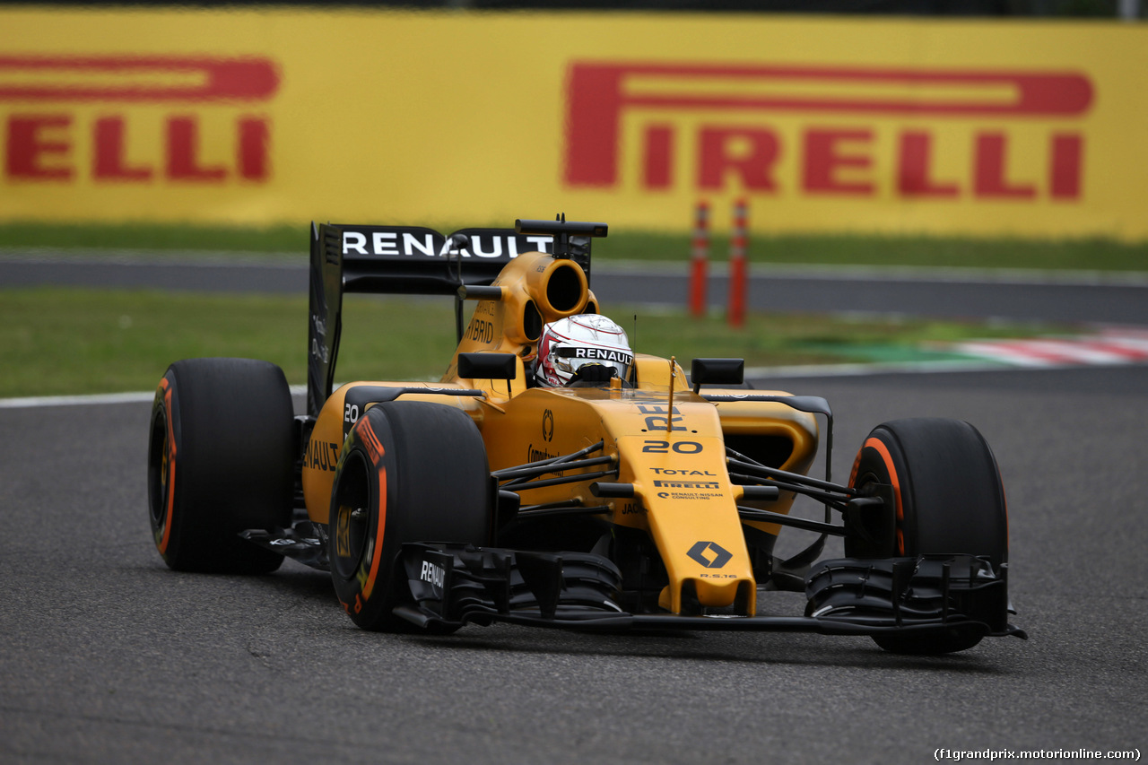 GP GIAPPONE, 08.10.2016 - Prove Libere 3, Kevin Magnussen (DEN) Renault Sport F1 Team RS16
