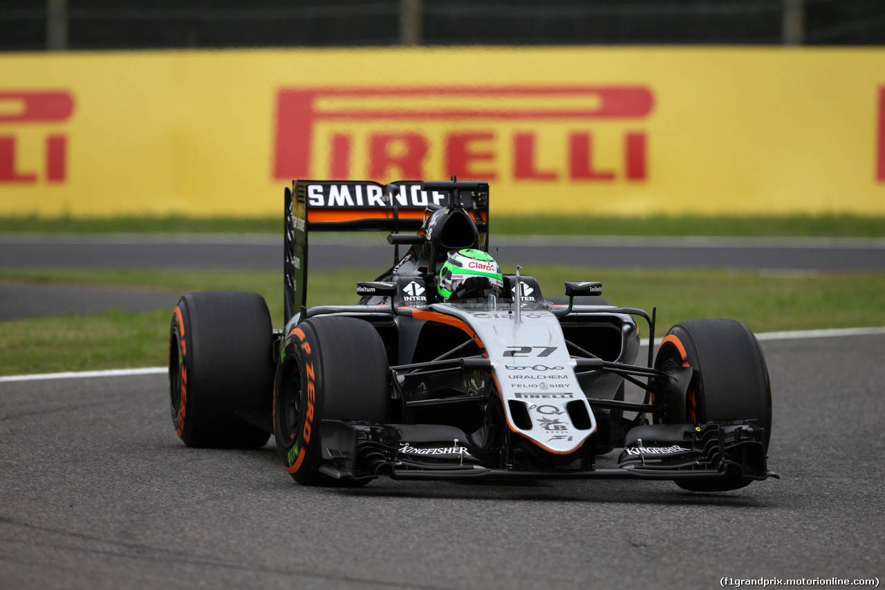 GP GIAPPONE, 08.10.2016 - Prove Libere 3, Nico Hulkenberg (GER) Sahara Force India F1 VJM09