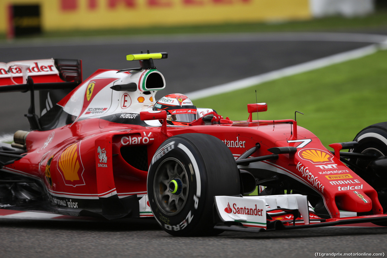 GP GIAPPONE, 08.10.2016 - Prove Libere 3, Kimi Raikkonen (FIN) Ferrari SF16-H