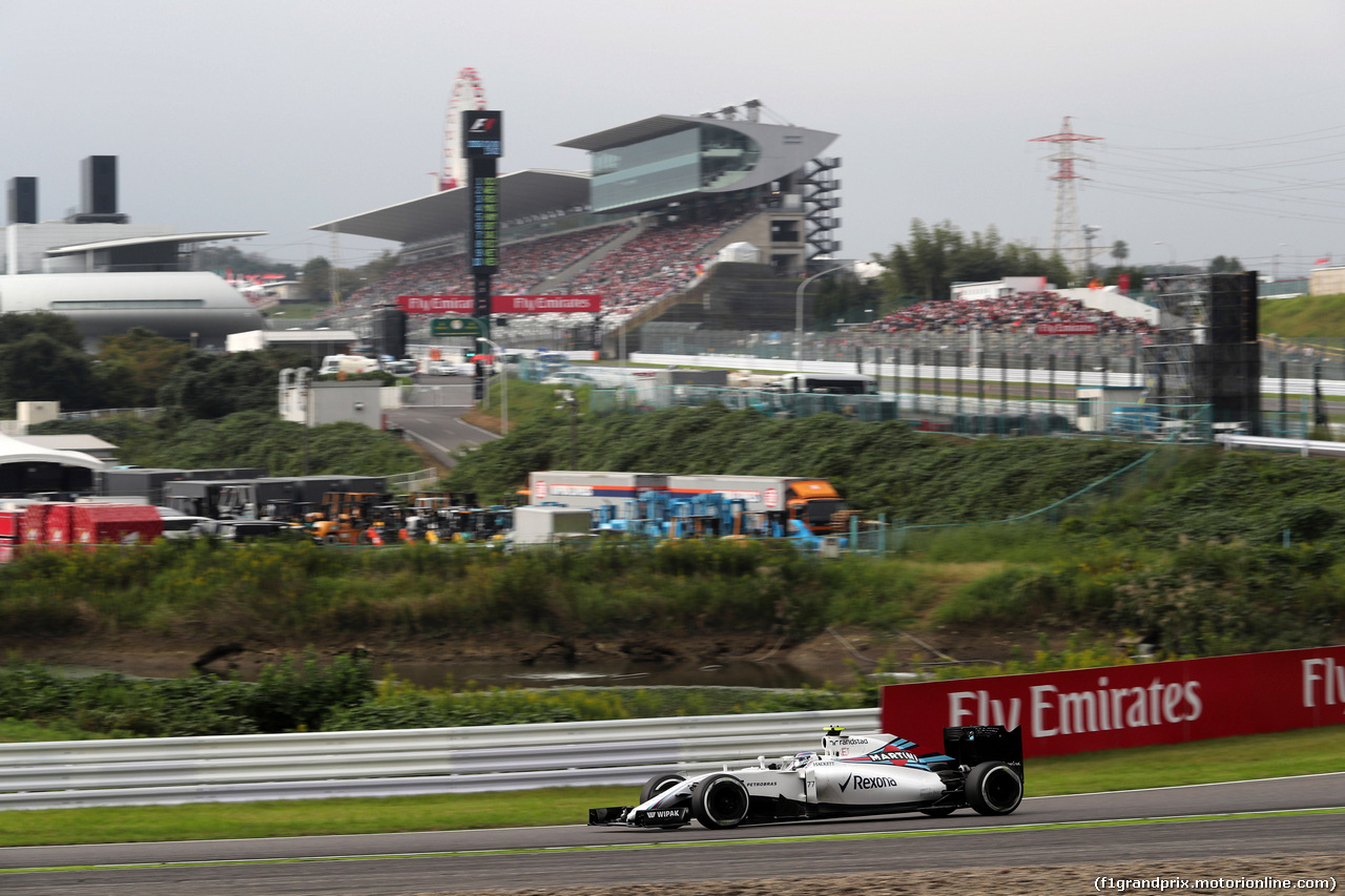 GP GIAPPONE, 08.10.2016 - Qualifiche, Valtteri Bottas (FIN) Williams FW38