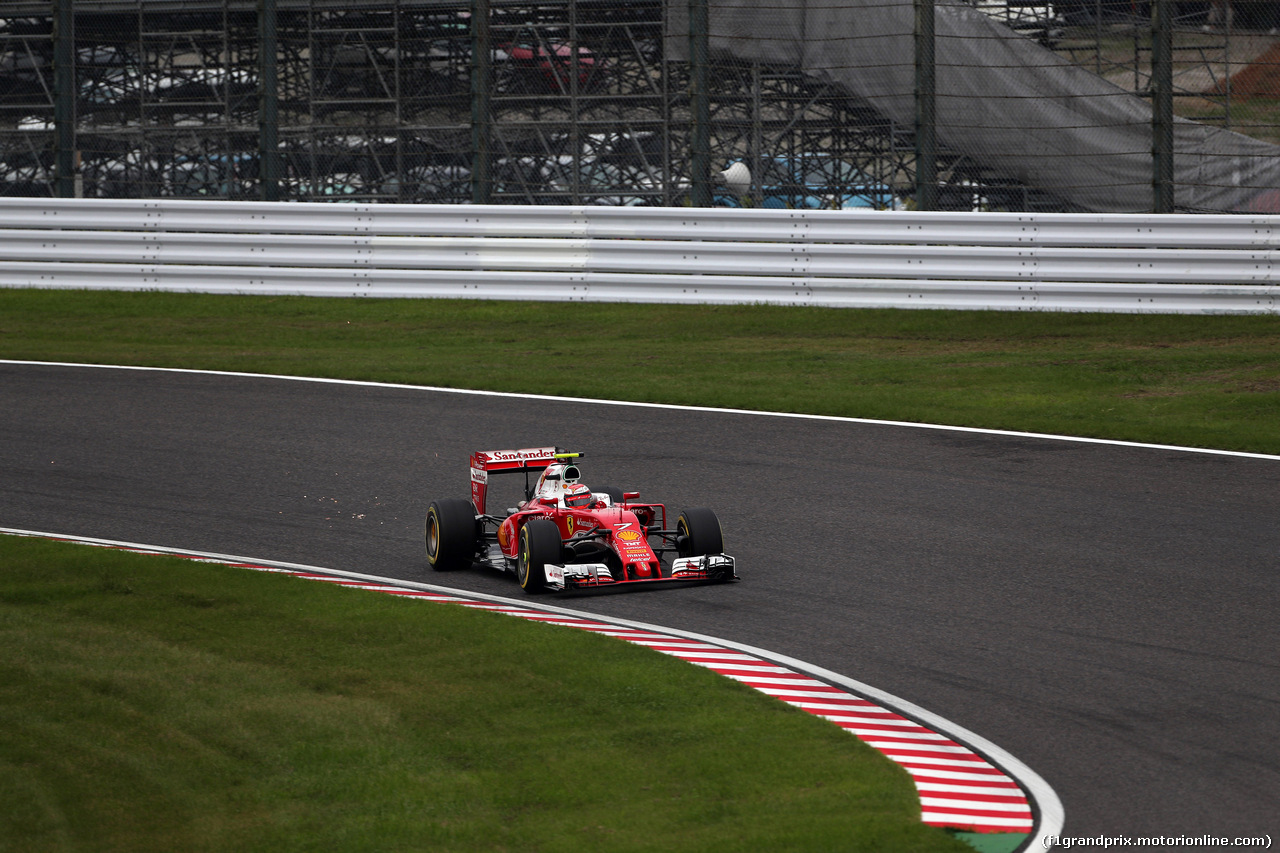 GP GIAPPONE, 08.10.2016 - Qualifiche, Kimi Raikkonen (FIN) Ferrari SF16-H