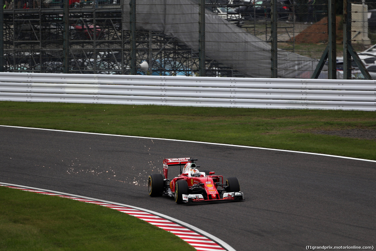 GP GIAPPONE, 08.10.2016 - Qualifiche, Sebastian Vettel (GER) Ferrari SF16-H