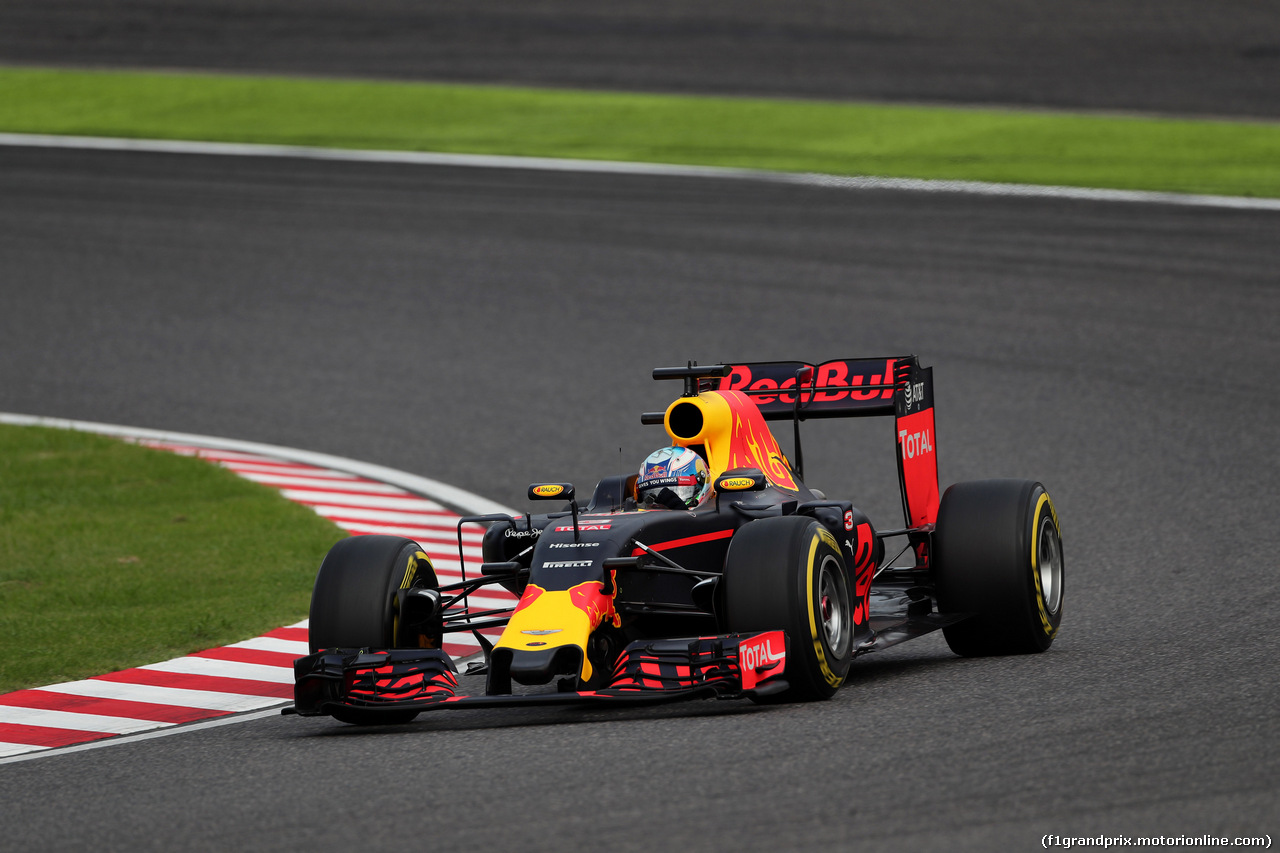 GP GIAPPONE, 08.10.2016 - Qualifiche, Daniel Ricciardo (AUS) Red Bull Racing RB12
