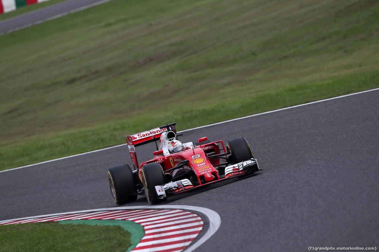 GP GIAPPONE, 08.10.2016 - Qualifiche, Sebastian Vettel (GER) Ferrari SF16-H