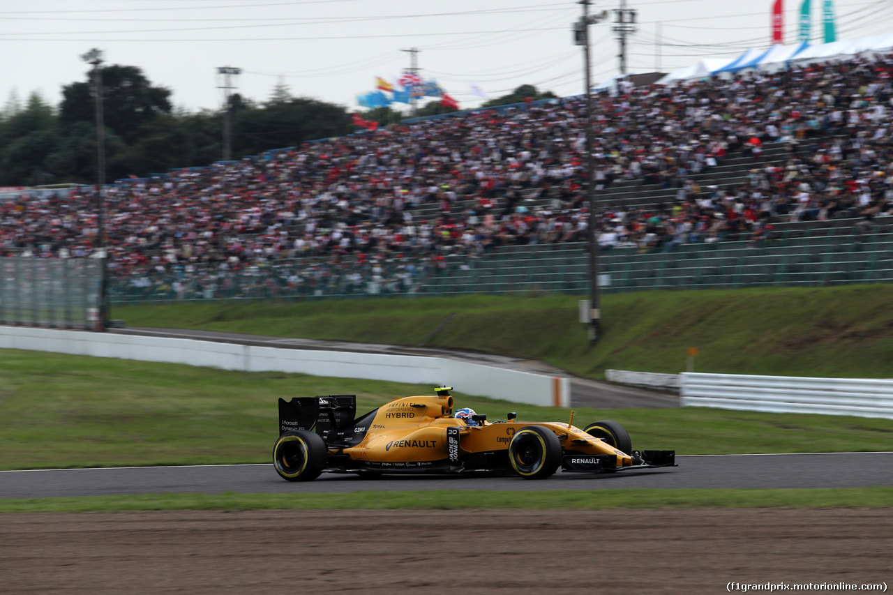 GP GIAPPONE, 08.10.2016 - Qualifiche, Jolyon Palmer (GBR) Renault Sport F1 Team RS16