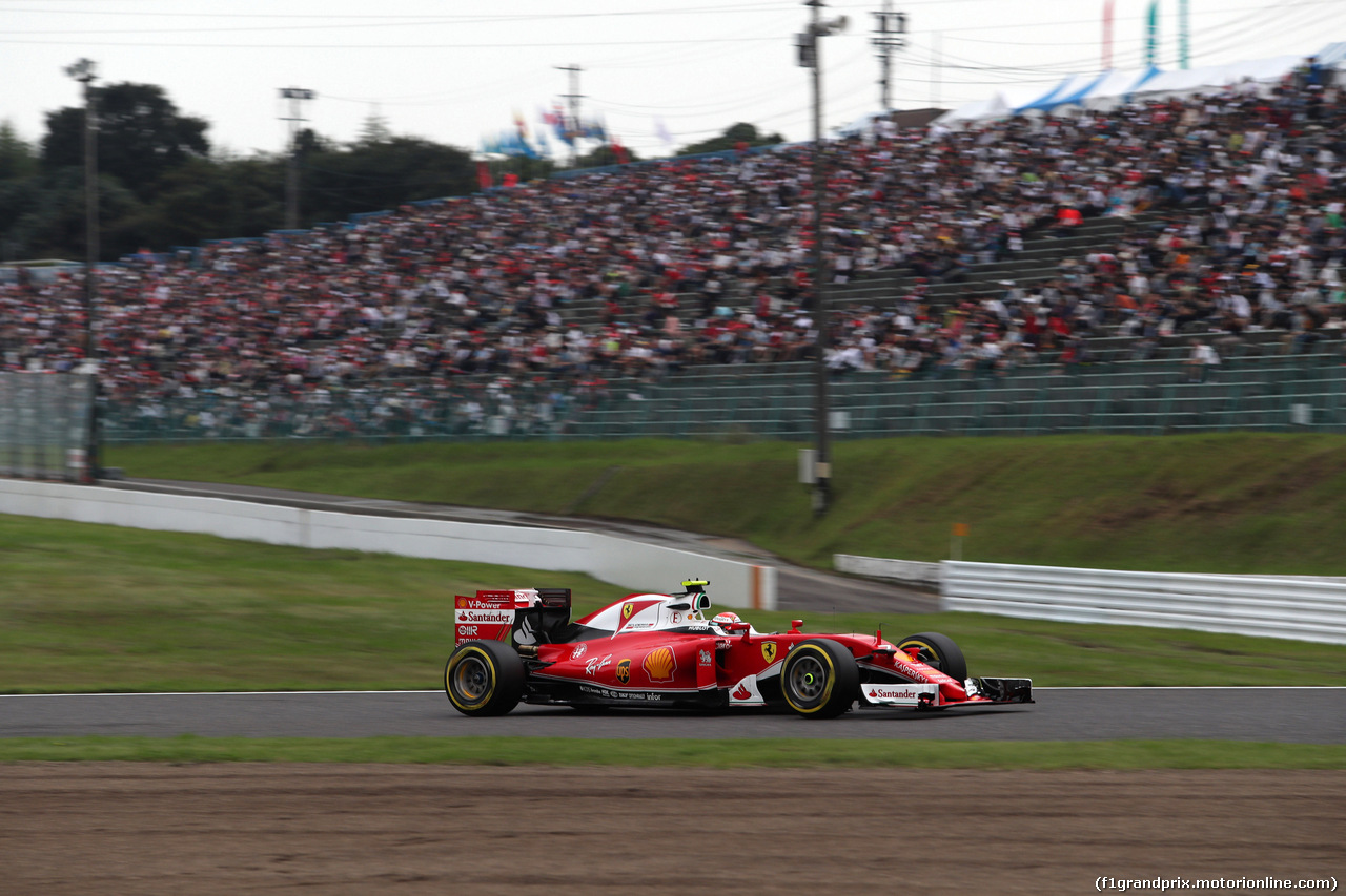 GP GIAPPONE, 08.10.2016 - Qualifiche, Kimi Raikkonen (FIN) Ferrari SF16-H