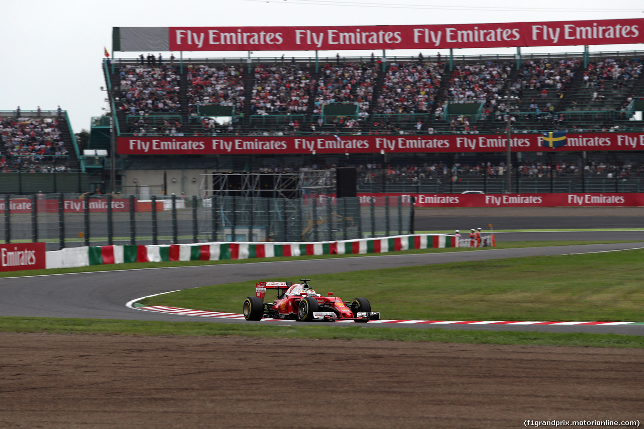 GP GIAPPONE, 08.10.2016 - Qualifiche, Sebastian Vettel (GER) Ferrari SF16-H