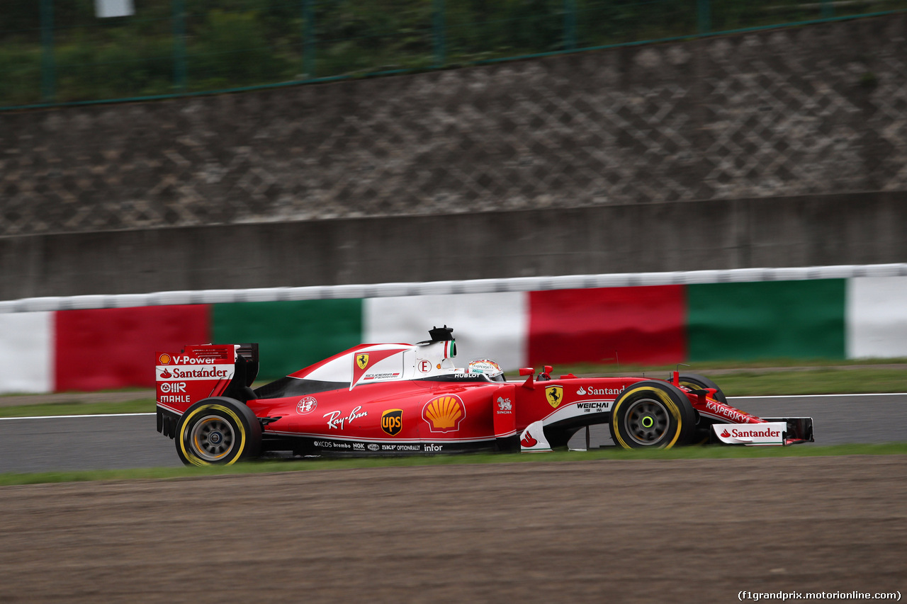 GP GIAPPONE, 08.10.2016 - Qualifiche, Sebastian Vettel (GER) Ferrari SF16-H