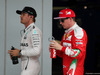 GP GIAPPONE, 08.10.2016 - Qualifiche, Nico Rosberg (GER) Mercedes AMG F1 W07 Hybrid pole position e terzo Kimi Raikkonen (FIN) Ferrari SF16-H