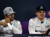 GP GIAPPONE, 08.10.2016 - Qualifiche, Conferenza Stampa, Lewis Hamilton (GBR) Mercedes AMG F1 W07 Hybrid e Nico Rosberg (GER) Mercedes AMG F1 W07 Hybrid
