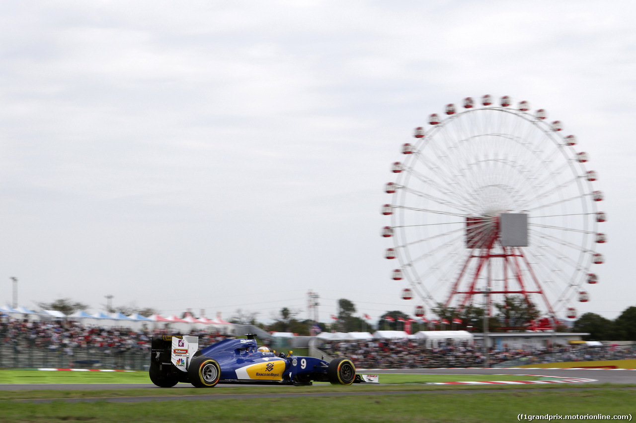 GP GIAPPONE, 07.10.2016 - Prove Libere 1, Marcus Ericsson (SUE) Sauber C34