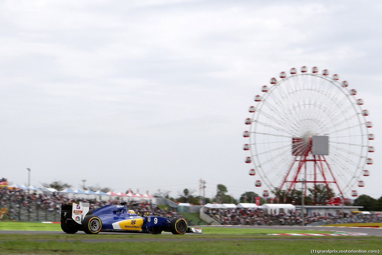 GP GIAPPONE, 07.10.2016 - Prove Libere 1, Marcus Ericsson (SUE) Sauber C34