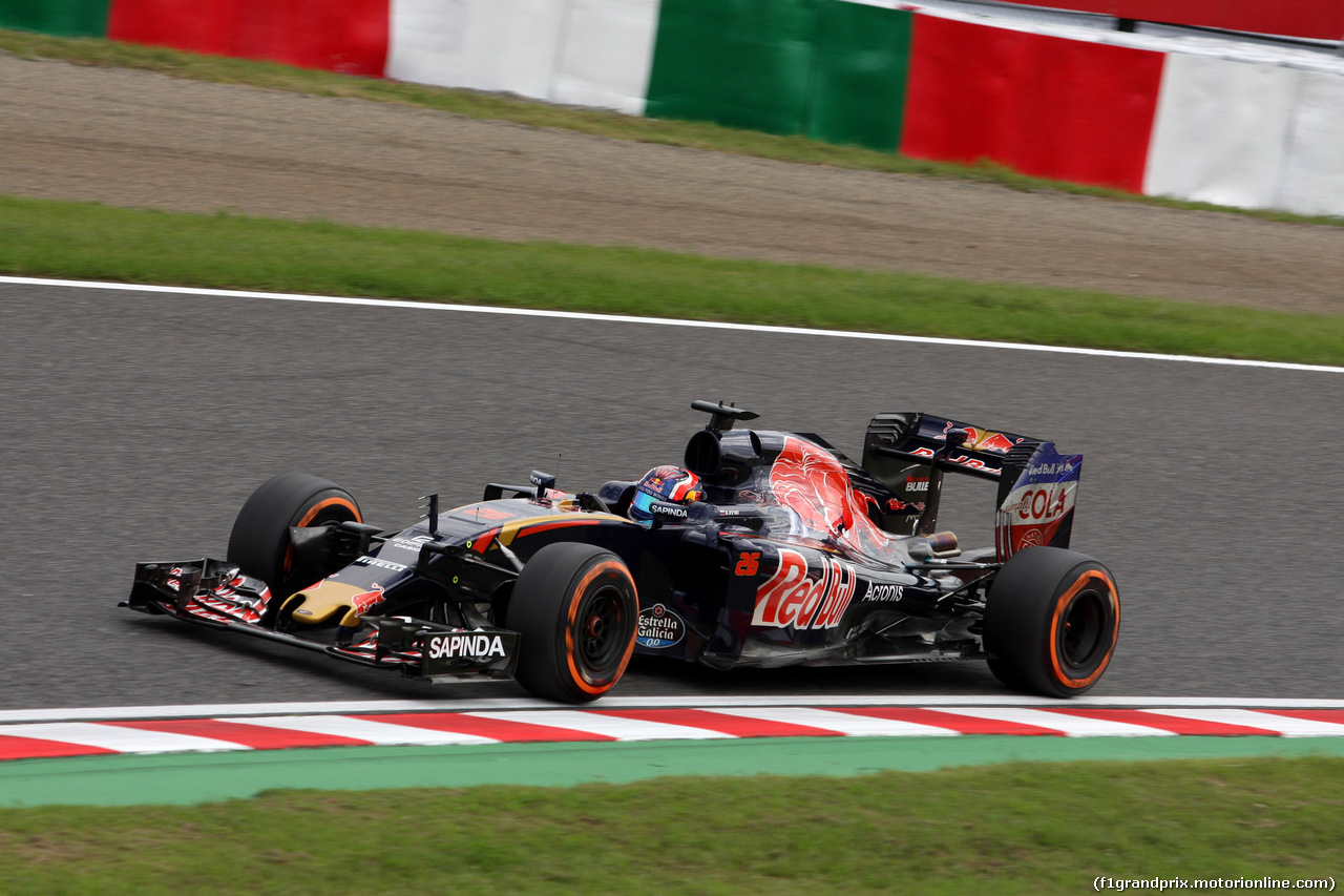 GP GIAPPONE, 07.10.2016 - Prove Libere 1, Daniil Kvyat (RUS) Scuderia Toro Rosso STR11