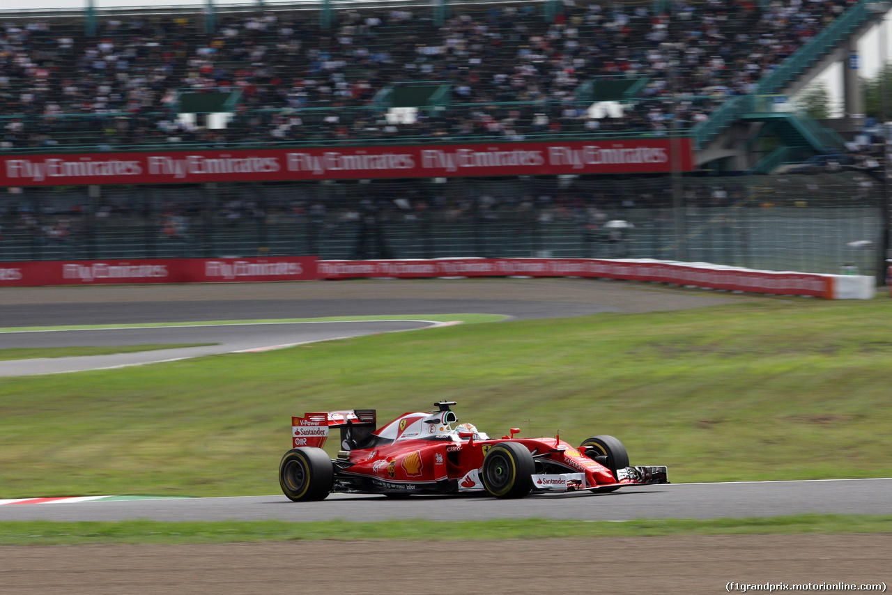 GP GIAPPONE, 07.10.2016 - Prove Libere 1, Sebastian Vettel (GER) Ferrari SF16-H