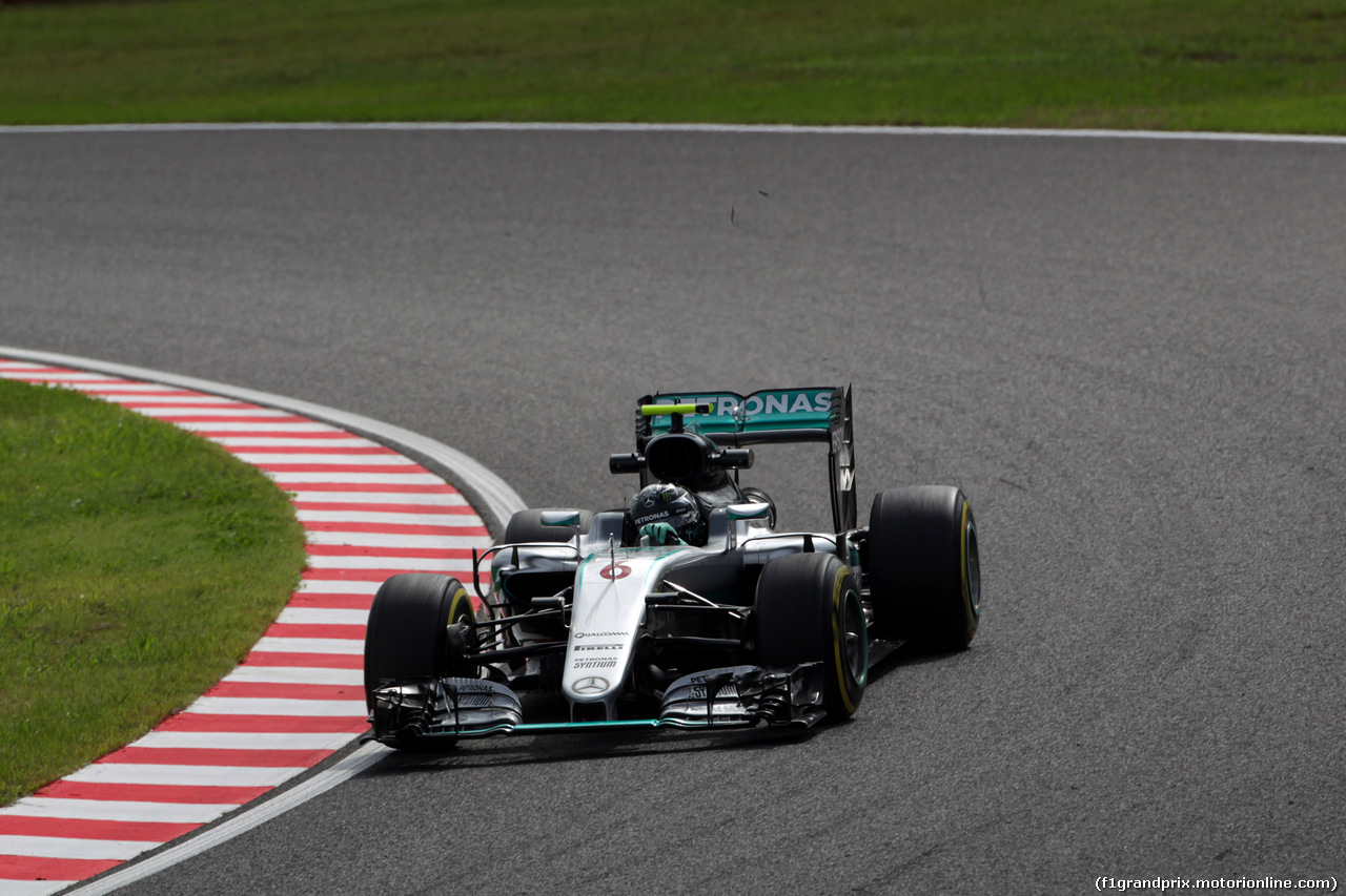 GP GIAPPONE, 07.10.2016 - Prove Libere 1, Nico Rosberg (GER) Mercedes AMG F1 W07 Hybrid