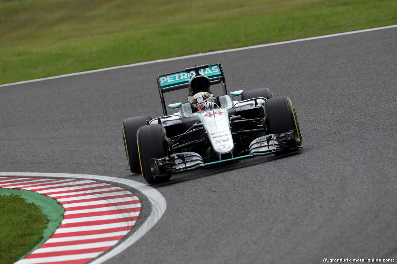 GP GIAPPONE, 07.10.2016 - Prove Libere 1, Lewis Hamilton (GBR) Mercedes AMG F1 W07 Hybrid
