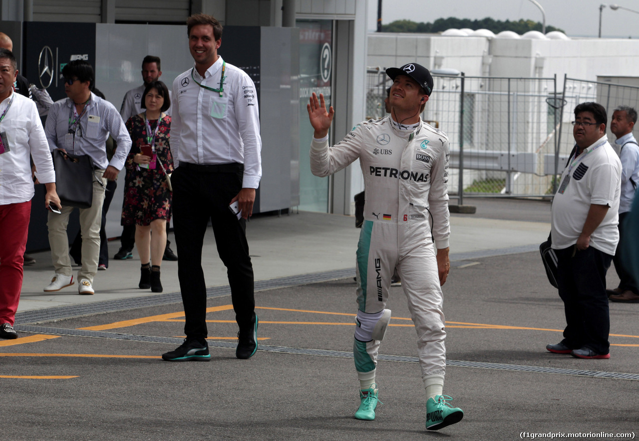 GP GIAPPONE, 07.10.2016 - Prove Libere 1, Nico Rosberg (GER) Mercedes AMG F1 W07 Hybrid