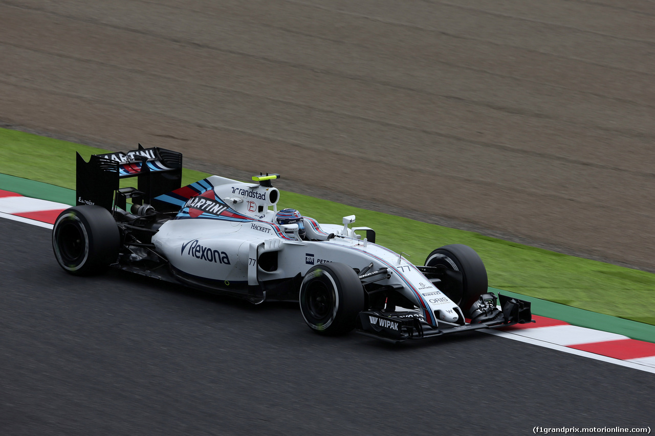 GP GIAPPONE, 07.10.2016 - Prove Libere 1, Valtteri Bottas (FIN) Williams FW38