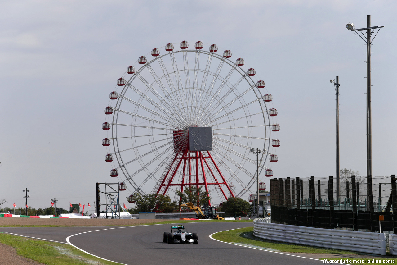 GP GIAPPONE, 07.10.2016 - Prove Libere 1, Nico Rosberg (GER) Mercedes AMG F1 W07 Hybrid